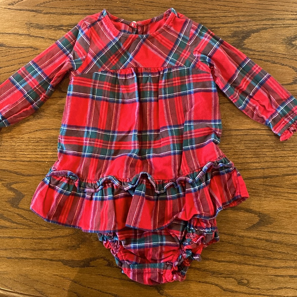 Vineyard Vines baby girl Christmas dress